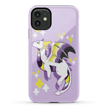 Non-Binary Pride Dragon Phone Case