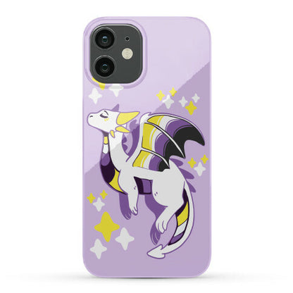 Non-Binary Pride Dragon Phone Case