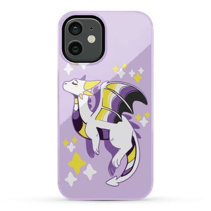 Non-Binary Pride Dragon Phone Case
