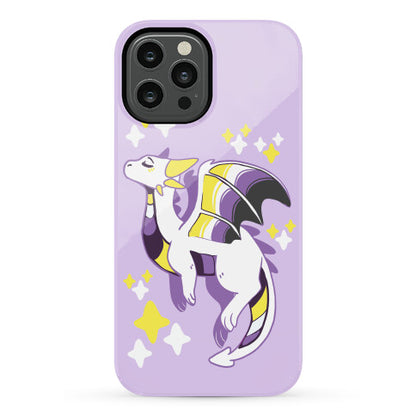Non-Binary Pride Dragon Phone Case