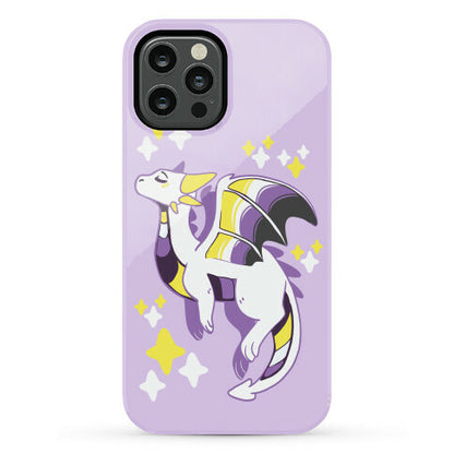 Non-Binary Pride Dragon Phone Case