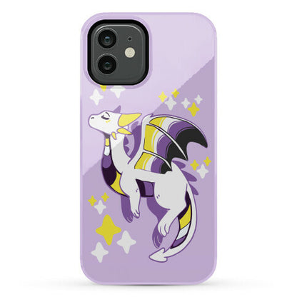 Non-Binary Pride Dragon Phone Case