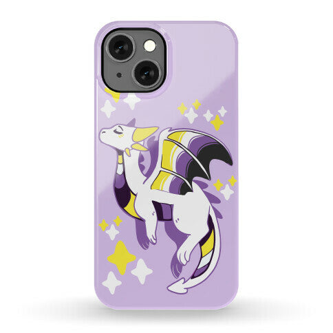 Non-Binary Pride Dragon Phone Case