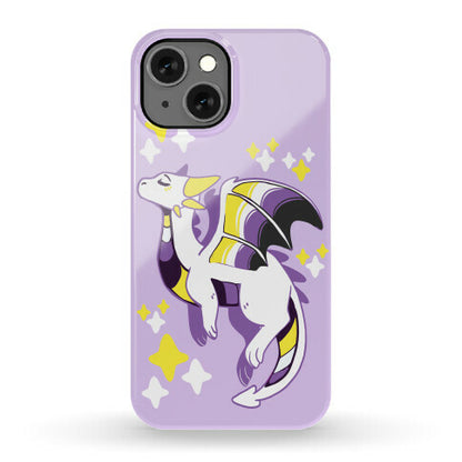 Non-Binary Pride Dragon Phone Case