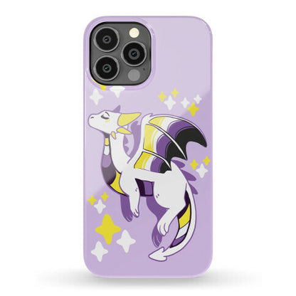 Non-Binary Pride Dragon Phone Case