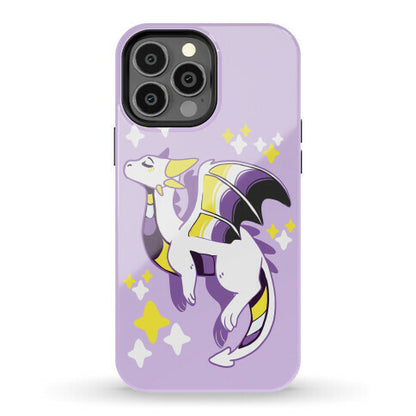 Non-Binary Pride Dragon Phone Case