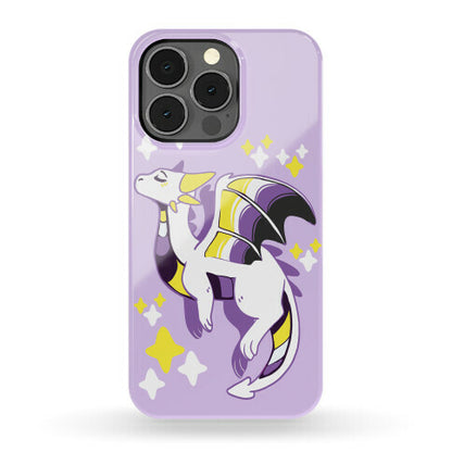 Non-Binary Pride Dragon Phone Case
