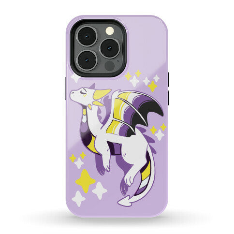 Non-Binary Pride Dragon Phone Case