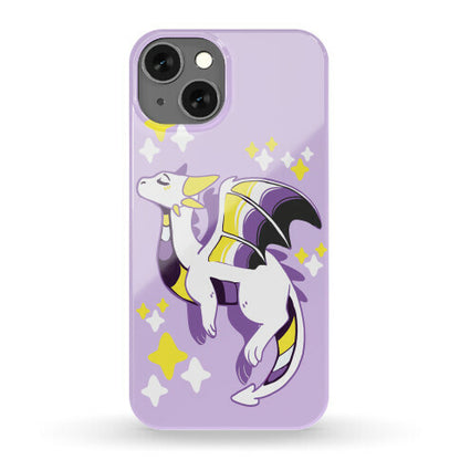 Non-Binary Pride Dragon Phone Case