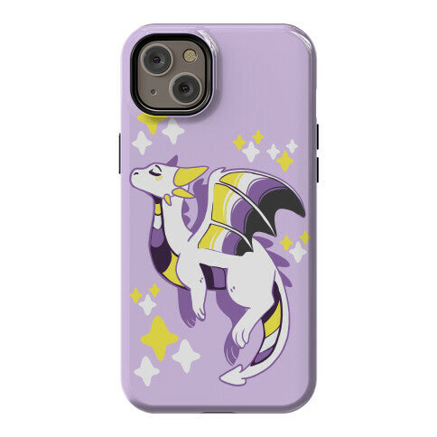Non-Binary Pride Dragon Phone Case