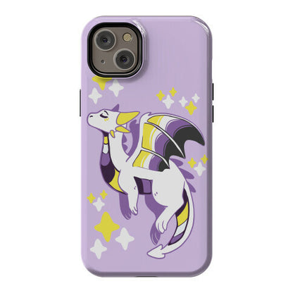 Non-Binary Pride Dragon Phone Case