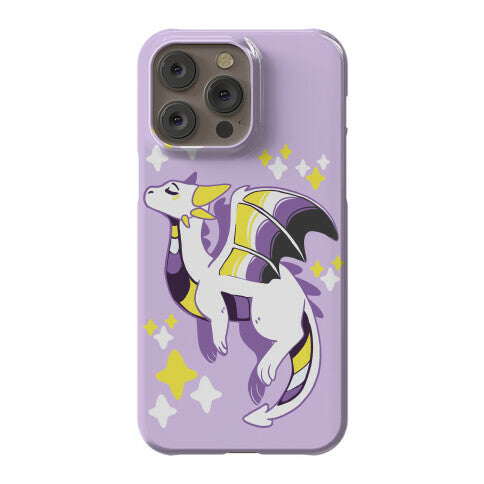 Non-Binary Pride Dragon Phone Case