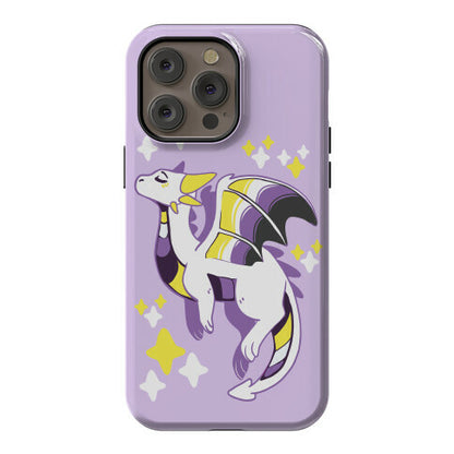 Non-Binary Pride Dragon Phone Case