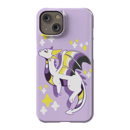 Non-Binary Pride Dragon Phone Case