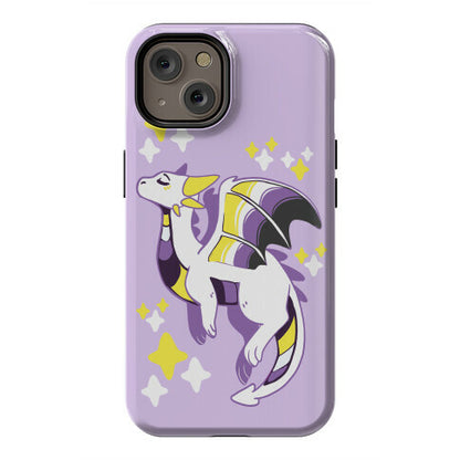 Non-Binary Pride Dragon Phone Case