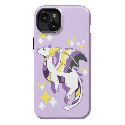 Non-Binary Pride Dragon Phone Case