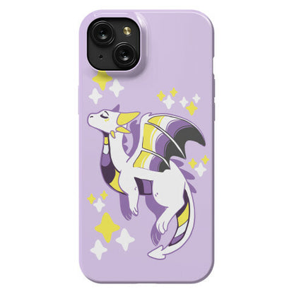 Non-Binary Pride Dragon Phone Case