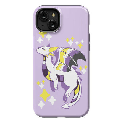 Non-Binary Pride Dragon Phone Case