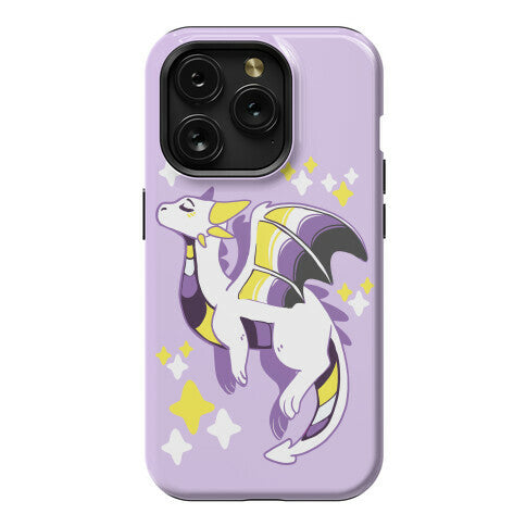 Non-Binary Pride Dragon Phone Case