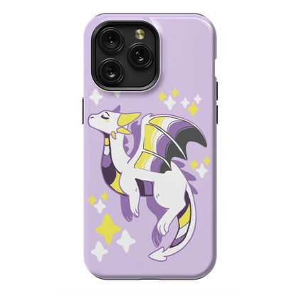 Non-Binary Pride Dragon Phone Case