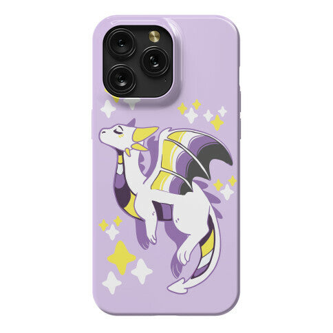 Non-Binary Pride Dragon Phone Case