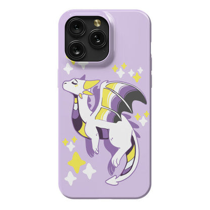 Non-Binary Pride Dragon Phone Case
