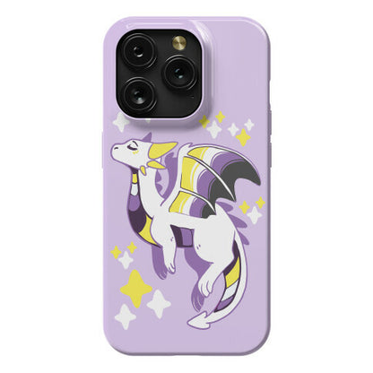Non-Binary Pride Dragon Phone Case