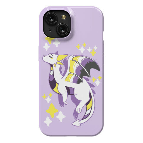 Non-Binary Pride Dragon Phone Case