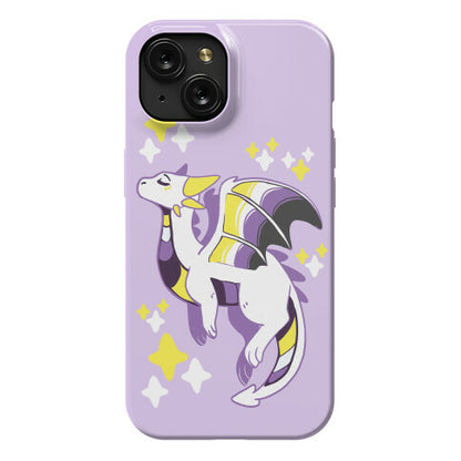 Non-Binary Pride Dragon Phone Case