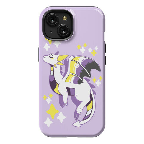 Non-Binary Pride Dragon Phone Case