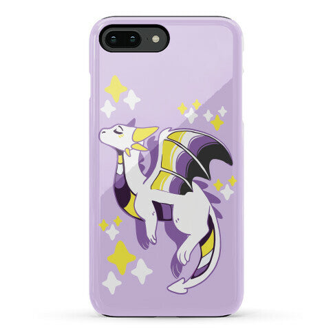 Non-Binary Pride Dragon Phone Case