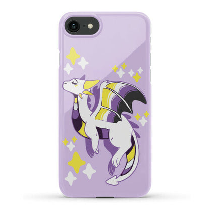 Non-Binary Pride Dragon Phone Case