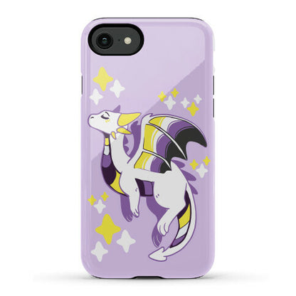 Non-Binary Pride Dragon Phone Case