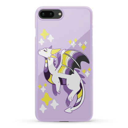 Non-Binary Pride Dragon Phone Case