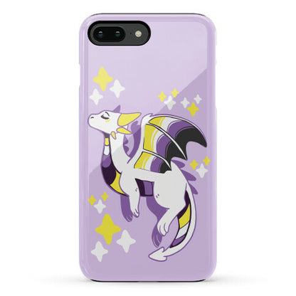 Non-Binary Pride Dragon Phone Case
