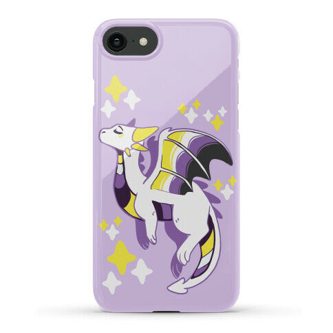 Non-Binary Pride Dragon Phone Case