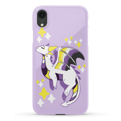 Non-Binary Pride Dragon Phone Case