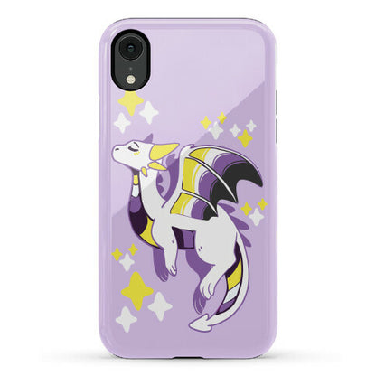Non-Binary Pride Dragon Phone Case