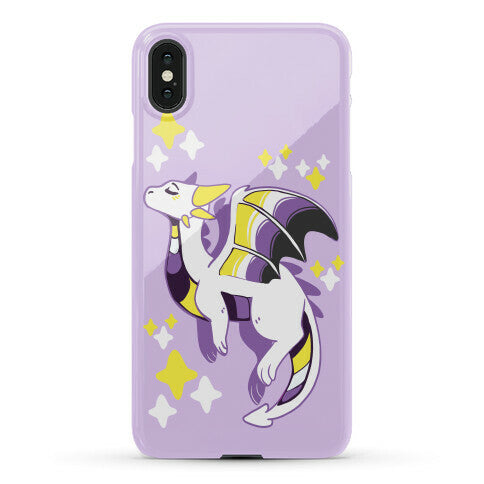 Non-Binary Pride Dragon Phone Case
