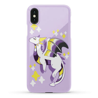 Non-Binary Pride Dragon Phone Case