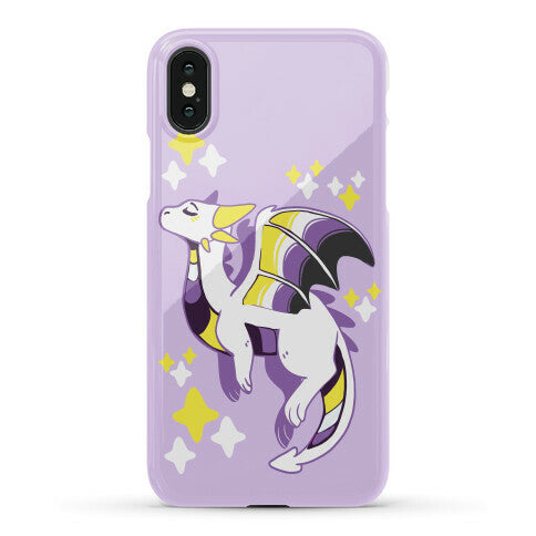 Non-Binary Pride Dragon Phone Case