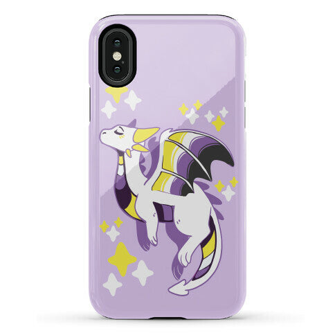 Non-Binary Pride Dragon Phone Case