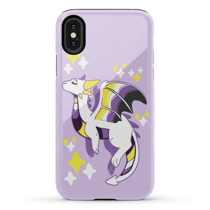 Non-Binary Pride Dragon Phone Case