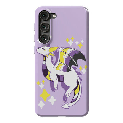 Non-Binary Pride Dragon Phone Case