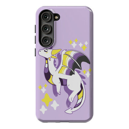 Non-Binary Pride Dragon Phone Case
