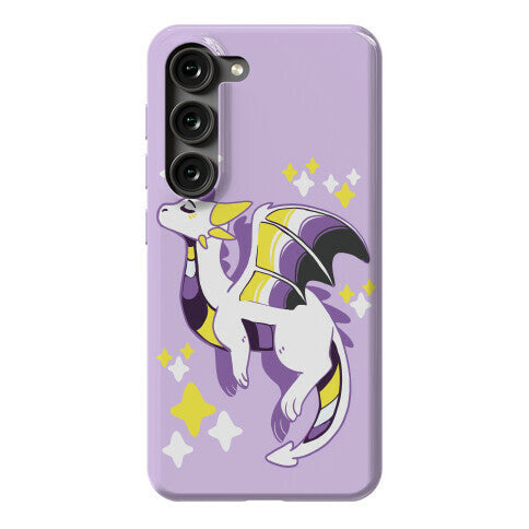 Non-Binary Pride Dragon Phone Case