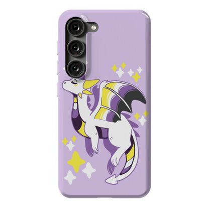 Non-Binary Pride Dragon Phone Case