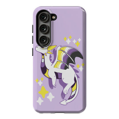 Non-Binary Pride Dragon Phone Case