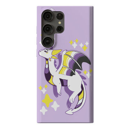 Non-Binary Pride Dragon Phone Case