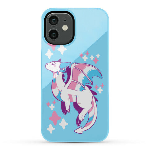 Trans Pride Dragon Phone Case